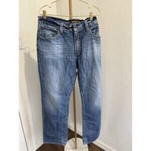 Big Star Buckle Voyager Straight Relaxed‎ Med-Wash Mens Jeans Size 38R